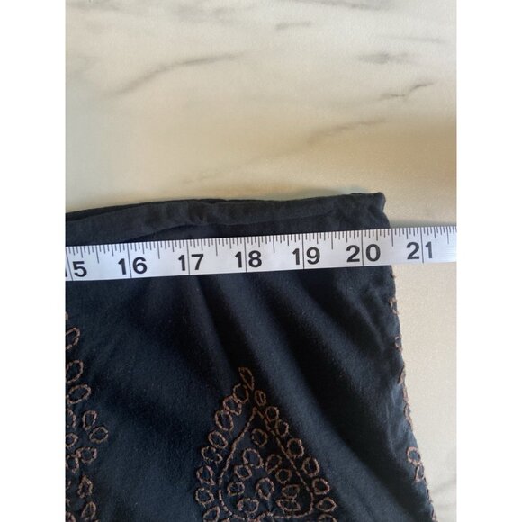 Sundance Bohemian Embroidered Print Tie Skirt Women's Size M Western Summer Boho - Picture 8 of 9